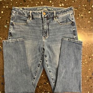 American Eagle Outfitters Light Blue Straight Leg Jeans